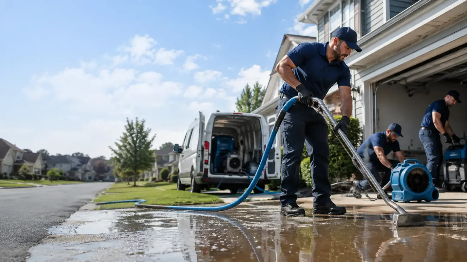 Flood Damage Restoration in Eastlake, MI